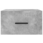 vidaXL Mesitas de noche de pared 2 uds color gris hormigón 35x35x20 cm vidaXL Mesitas de noche de pared 2 uds color gris hormigón 35x35x20 cm