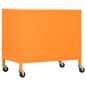 vidaXL Armario de almacenamiento acero naranja 60x35x56 cm