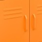 vidaXL Armario de almacenamiento acero naranja 60x35x56 cm