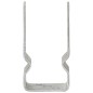 vidaXL Anclajes de valla 6 uds acero galvanizado plateado 7x6x15 cm vidaXL Anclajes de valla 6 uds acero galvanizado plateado 7x6x15 cm