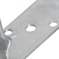 vidaXL Anclajes de valla 6 uds acero galvanizado plateado 7x6x15 cm vidaXL Anclajes de valla 6 uds acero galvanizado plateado 7x6x15 cm
