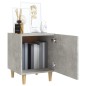 vidaXL Mesita de noche madera contrachapada gris hormigón vidaXL Mesita de noche madera contrachapada gris hormigón