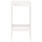 vidaXL Taburetes de cocina 2 uds madera maciza pino blanco 40x36x75 cm