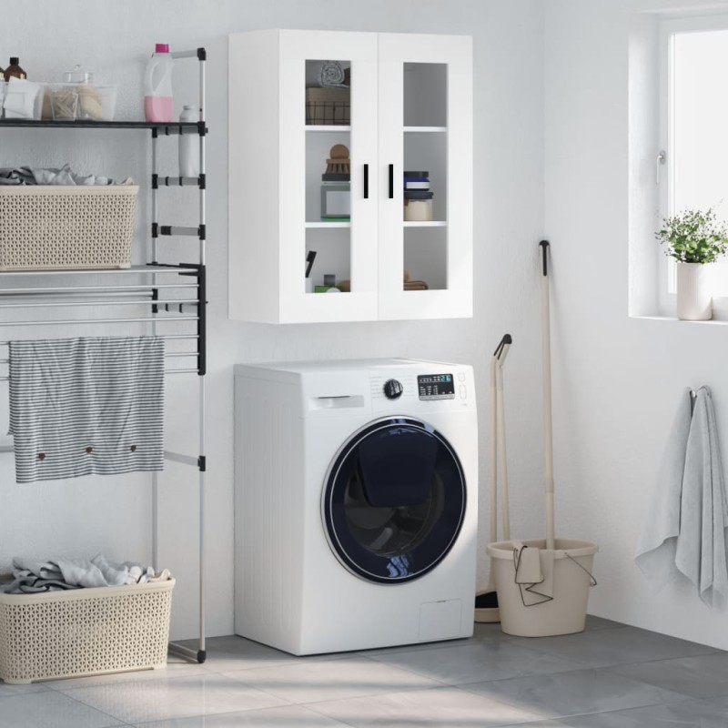 vidaXL Armario de pared blanco 69,5x34x90 cm vidaXL Armario de pared blanco 69,5x34x90 cm
