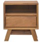 vidaXL Mesita de noche de madera maciza de teca 40x30x45 cm vidaXL Mesita de noche de madera maciza de teca 40x30x45 cm