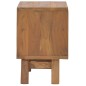 vidaXL Mesita de noche de madera maciza de teca 40x30x45 cm vidaXL Mesita de noche de madera maciza de teca 40x30x45 cm