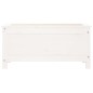 vidaXL Jardinera madera maciza de pino blanco 82,5x40x39 cm vidaXL Jardinera madera maciza de pino blanco 82,5x40x39 cm