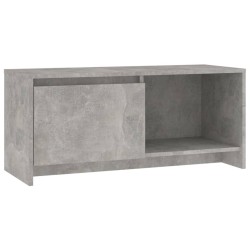 vidaXL Mueble para TV madera contrachapada gris hormigón 90x35x40 cm
