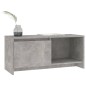 vidaXL Mueble para TV madera contrachapada gris hormigón 90x35x40 cm