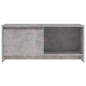 vidaXL Mueble para TV madera contrachapada gris hormigón 90x35x40 cm