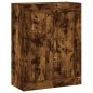 vidaXL Aparador alto madera contrachapada roble ahumado 69,5x34x180 cm vidaXL Aparador alto madera contrachapada roble ahumado 69,5x34x180 cm