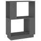 vidaXL Estantería/divisor de espacios madera de pino gris 51x25x70 cm vidaXL Estantería/divisor de espacios madera de pino gris 51x25x70 cm