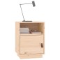 vidaXL Mesitas de noche 2 uds madera maciza de pino 40x34x55 cm vidaXL Mesitas de noche 2 uds madera maciza de pino 40x34x55 cm
