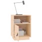 vidaXL Mesitas de noche 2 uds madera maciza de pino 40x34x55 cm vidaXL Mesitas de noche 2 uds madera maciza de pino 40x34x55 cm