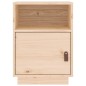 vidaXL Mesitas de noche 2 uds madera maciza de pino 40x34x55 cm vidaXL Mesitas de noche 2 uds madera maciza de pino 40x34x55 cm