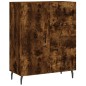 vidaXL Aparador alto madera contrachapada roble ahumado 69,5x34x180 cm vidaXL Aparador alto madera contrachapada roble ahumado 69,5x34x180 cm