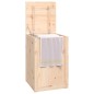 vidaXL Baúl para la colada madera maciza de pino 44x44x66 cm vidaXL Baúl para la colada madera maciza de pino 44x44x66 cm