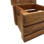vidaXL Set de 2 cajas de almacenaje de madera maciza reciclada vidaXL Set de 2 cajas de almacenaje de madera maciza reciclada