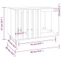 vidaXL Caseta para perros madera maciza de pino 90x60x67 cm vidaXL Caseta para perros madera maciza de pino 90x60x67 cm