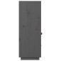 vidaXL Aparador de madera maciza de pino gris 67x40x108,5 cm vidaXL Aparador de madera maciza de pino gris 67x40x108,5 cm
