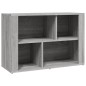 vidaXL Aparador de madera contrachapada gris Sonoma 80x30x54 cm