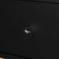 vidaXL Mesitas de noche 2 uds. madera maciza de pino 40x30x61 cm negro