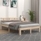 vidaXL Estructura de cama madera maciza 140x200 cm vidaXL Estructura de cama madera maciza 140x200 cm