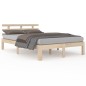 vidaXL Estructura de cama madera maciza 140x200 cm vidaXL Estructura de cama madera maciza 140x200 cm