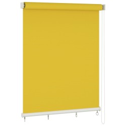 vidaXL Persiana enrollable de exterior 220x140 cm amarillo