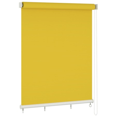 vidaXL Persiana enrollable de exterior 220x140 cm amarillo