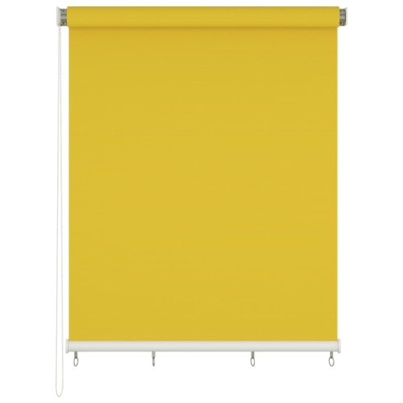 vidaXL Persiana enrollable de exterior 220x140 cm amarillo