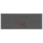 vidaXL Armarios de pared 2 uds madera maciza pino gris 80x30x30 cm vidaXL Armarios de pared 2 uds madera maciza pino gris 80x30x30 cm