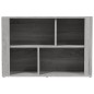 vidaXL Aparador de madera contrachapada gris Sonoma 80x30x54 cm