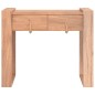 vidaXL Mesa consola de madera maciza de teca 90x35x75 cm