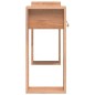 vidaXL Mesa consola de madera maciza de teca 90x35x75 cm