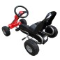 vidaXL Kart correpasillos con pedales rojo vidaXL Kart correpasillos con pedales rojo