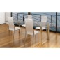 vidaXL Sillas de comedor 4 unidades cuero sintético blanco vidaXL Sillas de comedor 4 unidades cuero sintético blanco