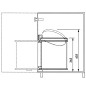 Hailo Papelera de armario Compact-Box tamaño M 15L acero inox 3555-101 Hailo Papelera de armario Compact-Box tamaño M 15L acero inox 3555-101