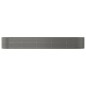 vidaXL Jardinera arriate acero recubrimiento polvo gris 447x140x68 cm vidaXL Jardinera arriate acero recubrimiento polvo gris 447x140x68 cm