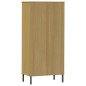 vidaXL Librería con 2 cajones OSLO madera maciza marrón 60x35x128,5 cm vidaXL Librería con 2 cajones OSLO madera maciza marrón 60x35x128,5 cm