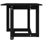 vidaXL Mesa de centro de madera maciza de pino negro 50x50x45 cm vidaXL Mesa de centro de madera maciza de pino negro 50x50x45 cm