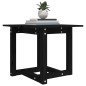 vidaXL Mesa de centro de madera maciza de pino negro 50x50x45 cm vidaXL Mesa de centro de madera maciza de pino negro 50x50x45 cm