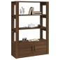 vidaXL Aparador de madera contrachapada marrón roble 80x30x119,5 cm vidaXL Aparador de madera contrachapada marrón roble 80x30x119,5 cm