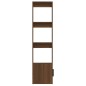 vidaXL Aparador de madera contrachapada marrón roble 80x30x119,5 cm vidaXL Aparador de madera contrachapada marrón roble 80x30x119,5 cm