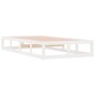 vidaXL Estructura de cama madera maciza blanca 100x200 cm vidaXL Estructura de cama madera maciza blanca 100x200 cm