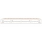 vidaXL Estructura de cama madera maciza blanca 100x200 cm vidaXL Estructura de cama madera maciza blanca 100x200 cm