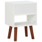 vidaXL Mesita de noche de madera maciza de acacia 40x30x57 cm vidaXL Mesita de noche de madera maciza de acacia 40x30x57 cm