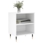 vidaXL Mesita de noche madera de ingeniería blancp 40x30x50 cm vidaXL Mesita de noche madera de ingeniería blancp 40x30x50 cm