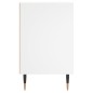 vidaXL Mesita de noche madera de ingeniería blancp 40x30x50 cm vidaXL Mesita de noche madera de ingeniería blancp 40x30x50 cm