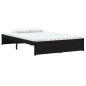 vidaXL Estructura de cama madera maciza negro 120x200 cm vidaXL Estructura de cama madera maciza negro 120x200 cm